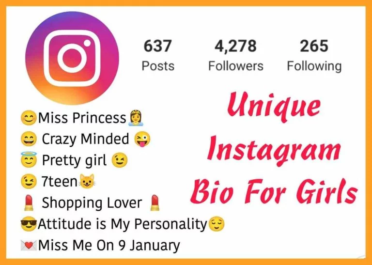 bio for instagram girls