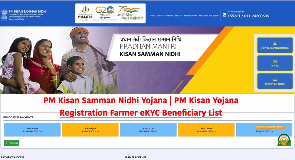 PM Kisan Samman Nidhi Beneficiary Status