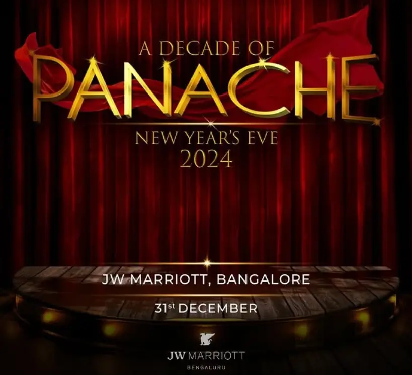 Panache Marriott Bengaluru new year event in 2025