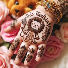 Simple Mehndi Designs for Babies