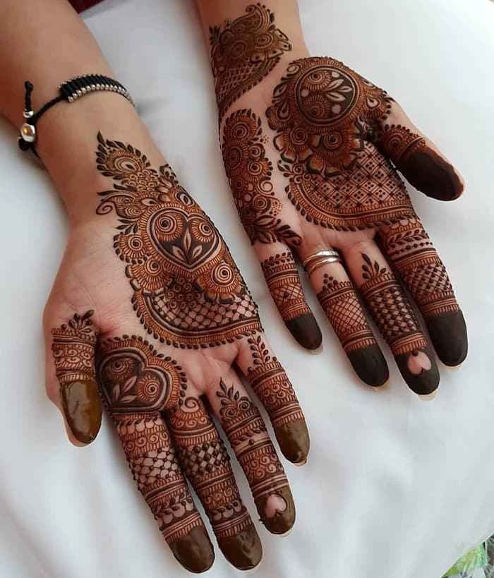 arabic mehndi designs right hand back side