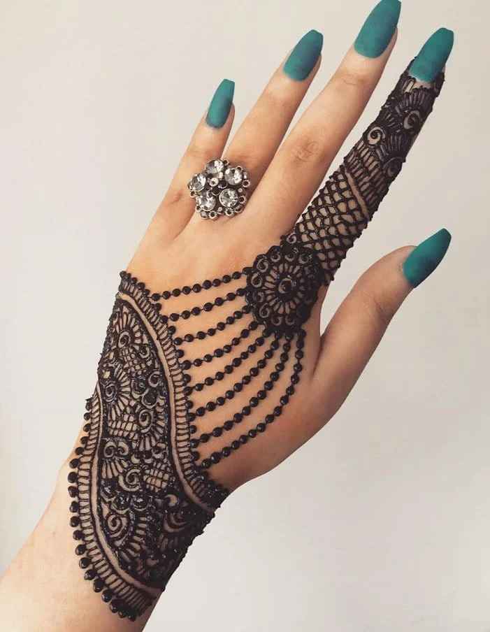 arabic mehndi designs simple back hand