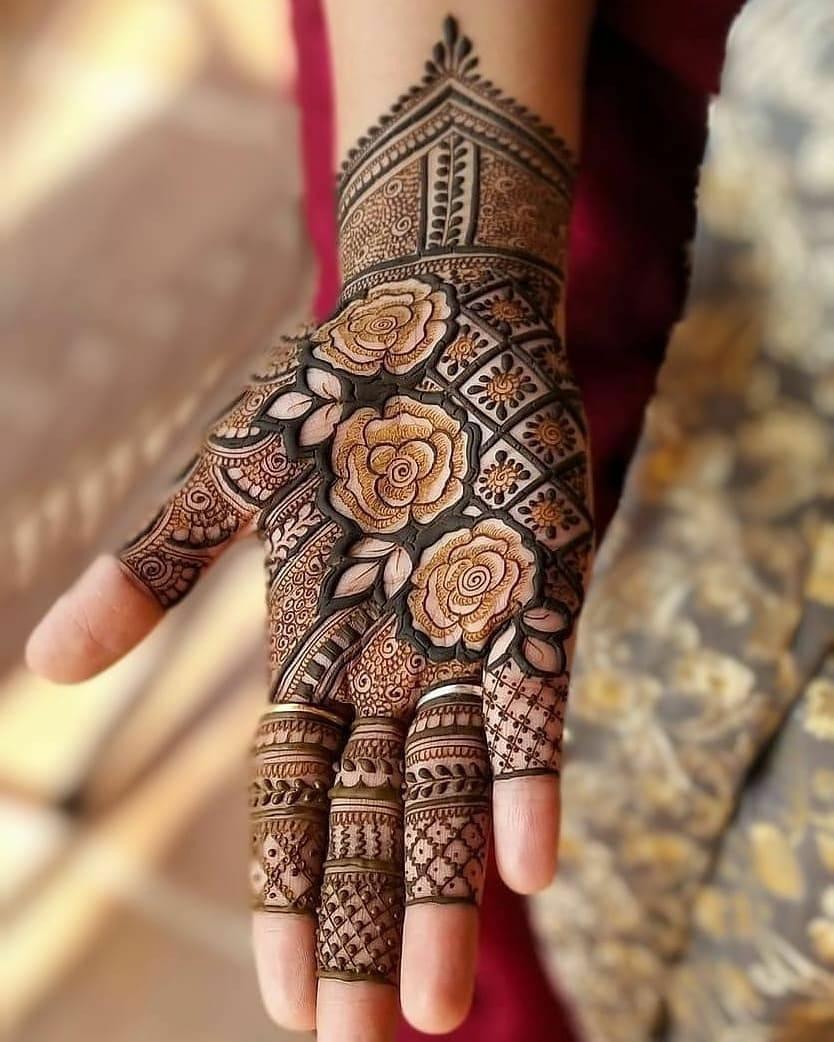 full hand wedding mehndi designs