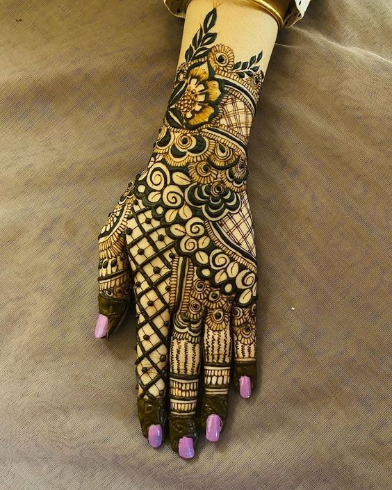 mehndi designs for brothers wedding