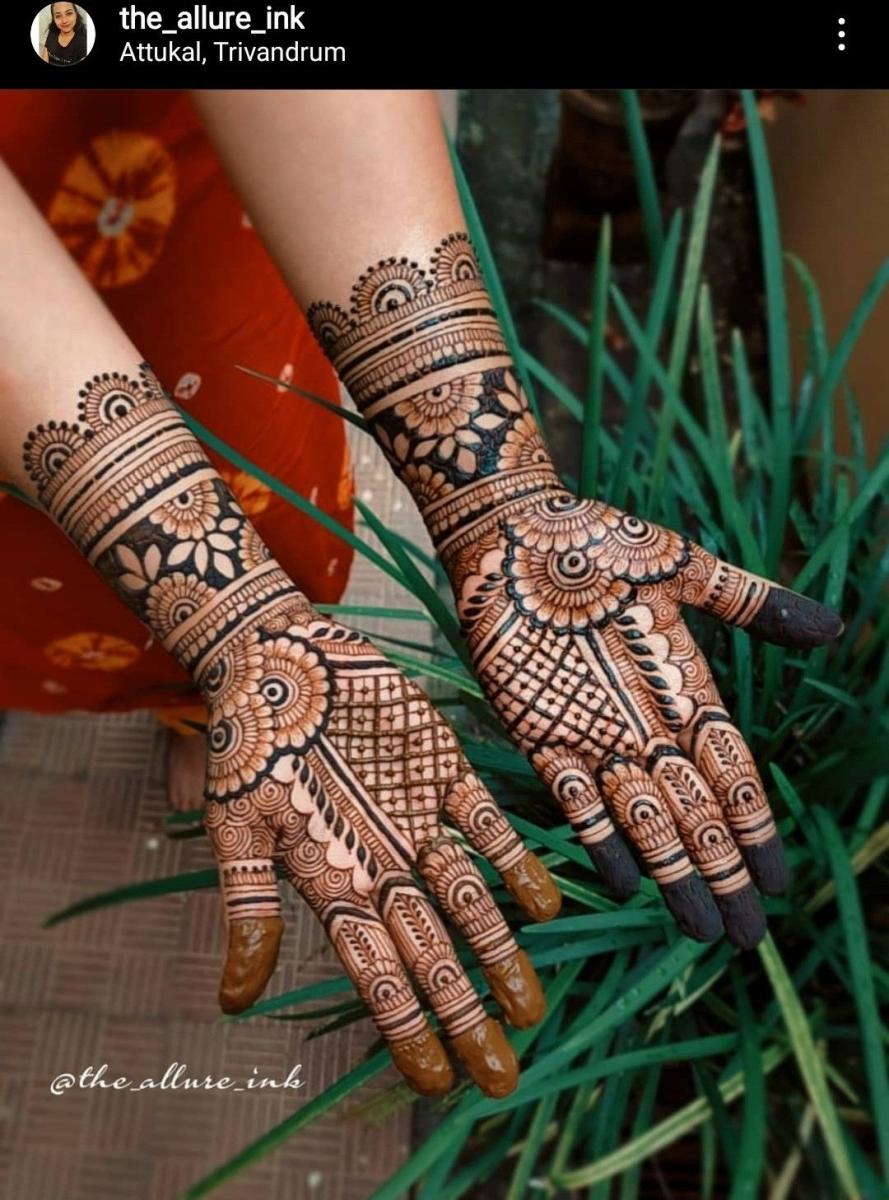 mehndi designs for wedding party
