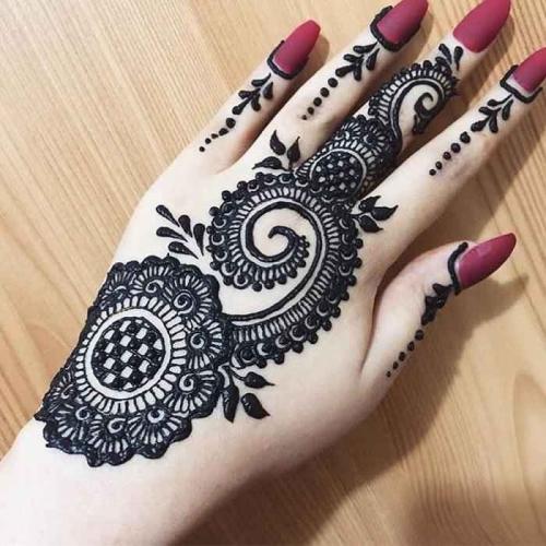 arabic mehndi designs fingers
