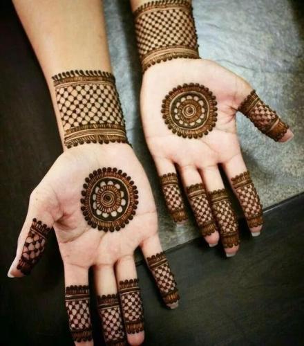 best arabic mehndi designs for front hand 1