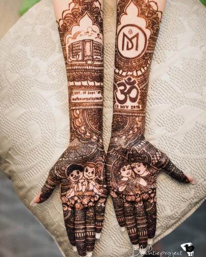 full hand indian mehndi designs