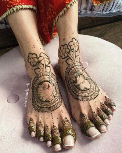 images of mehndi designs for legs