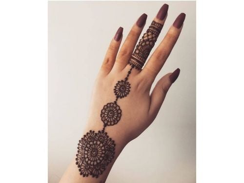 jewellery mehndi design full hand