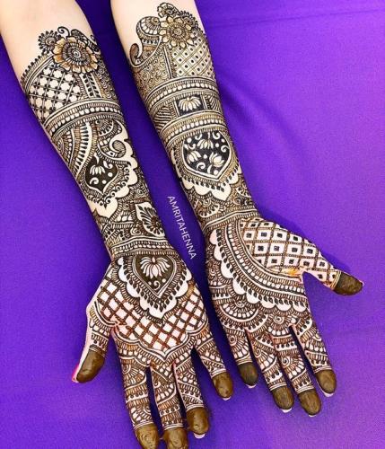 rajasthani full hand mehndi designs