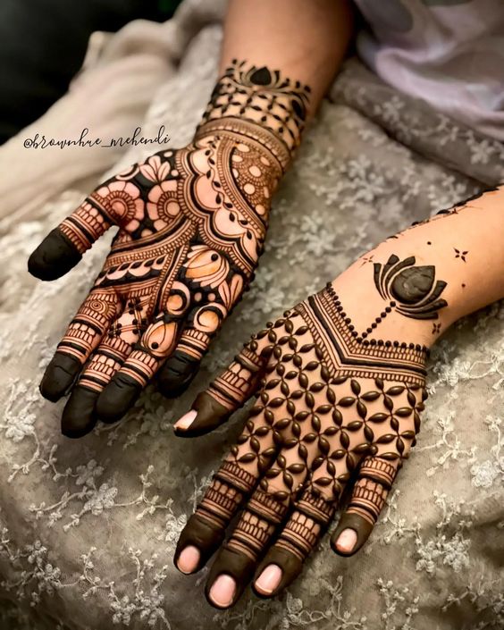 wedding mehndi designs for bride